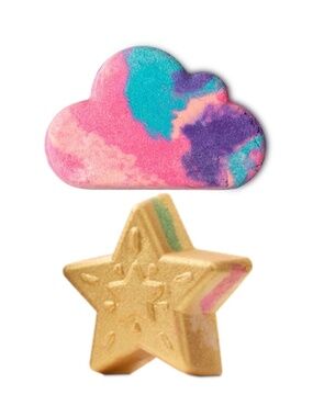 NWT Lush Christmas Eve Gift Set Bath Bomb & Bubble Bar 2 Pack Vegan Gift Set